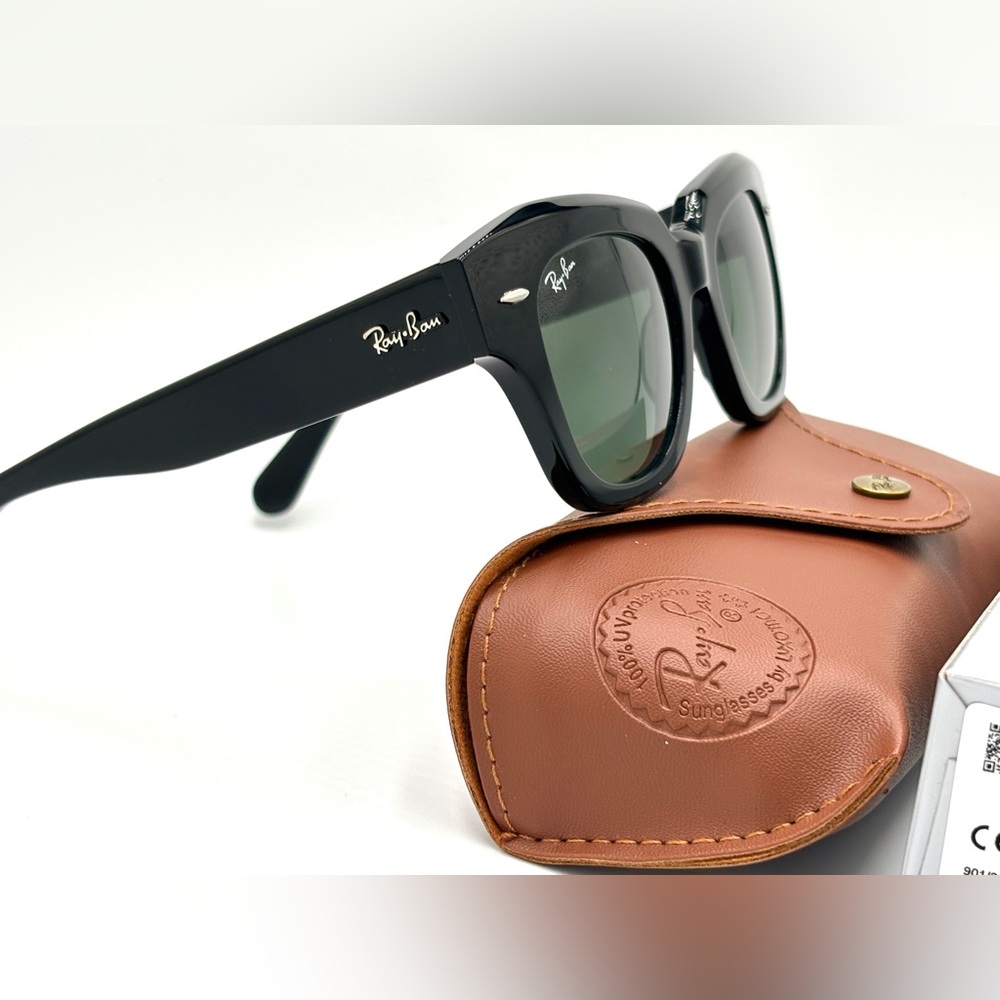 Ray-Ban Womens Ray-Ban Sunglasses State Street RB2186 901/31 49-145 - Picture 9 of 14